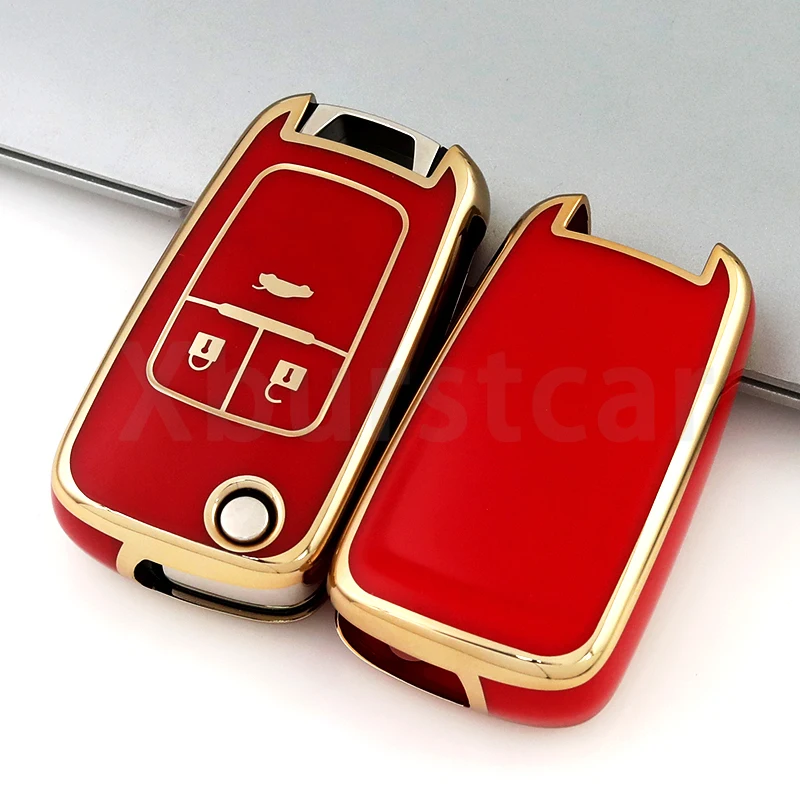 Funda llave TPU 3 botones para Chevrolet Cruze Trax Onix - imagen 4