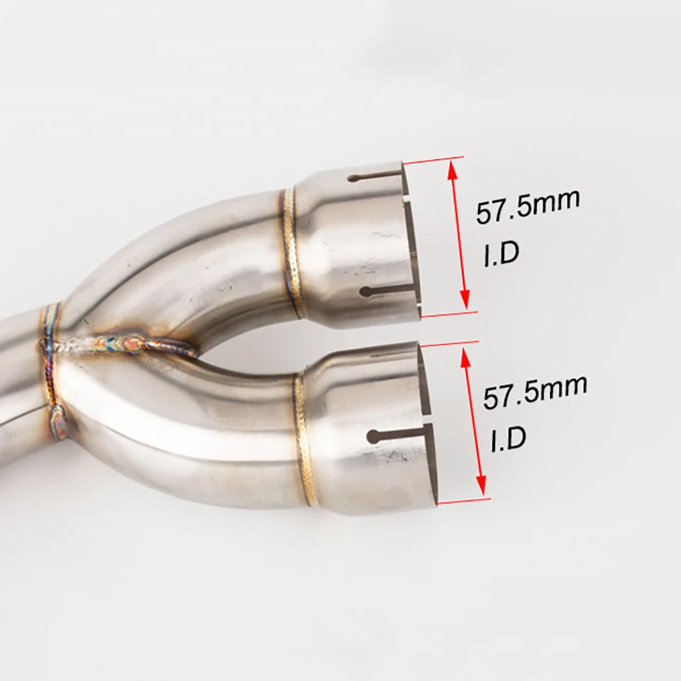 Silenciador de escape Yamaha YZF-R6 2006-2019 con tubo de enlace - imagen 2