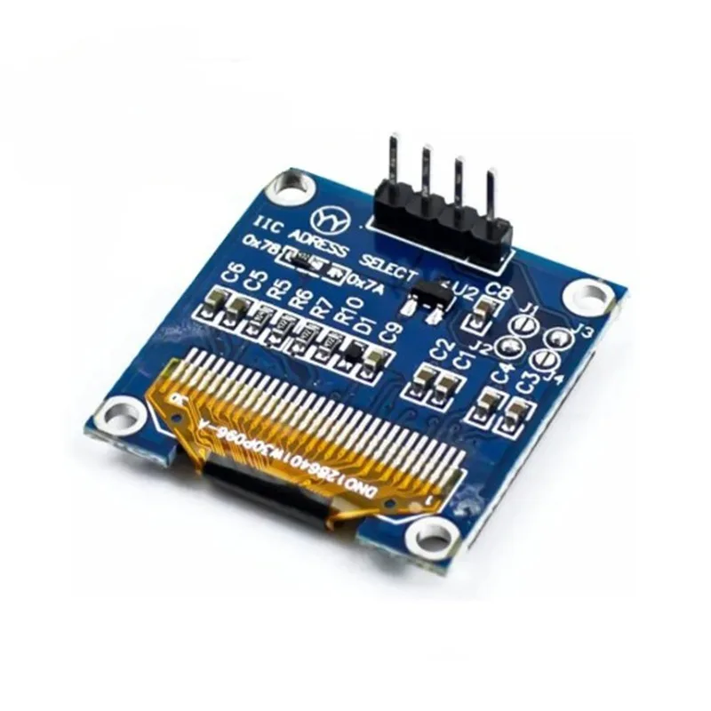 Módulo OLED 0,96″ I2C para 51 MCU – Azul, Blanco y Amarillo - imagen 4