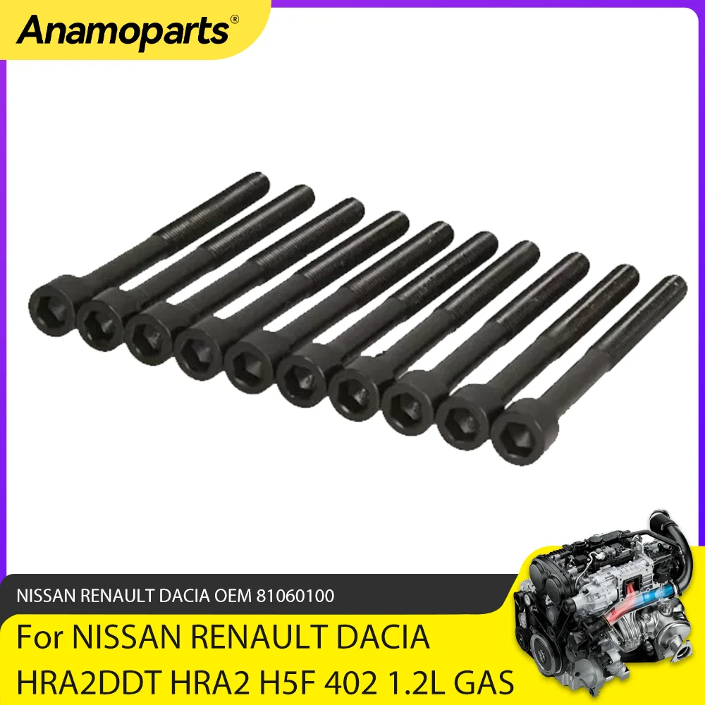 Juego de pernos de culata Renault Megane 1.2 TCe H5F