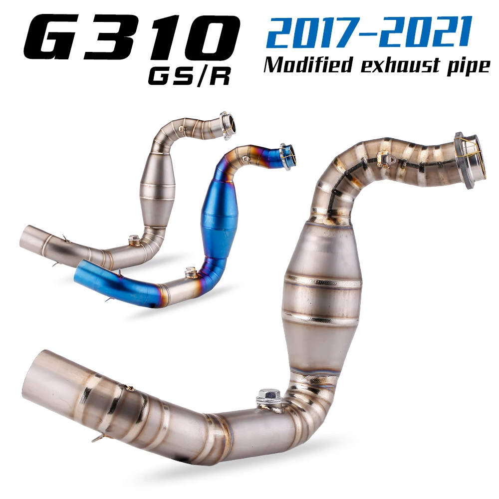 Tubo de escape frontal antideslizante acero inoxidable BMW G310R - imagen 2
