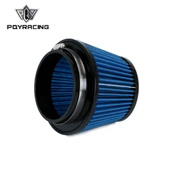 Tubo admisión aire frío universal 115mm azul tuning