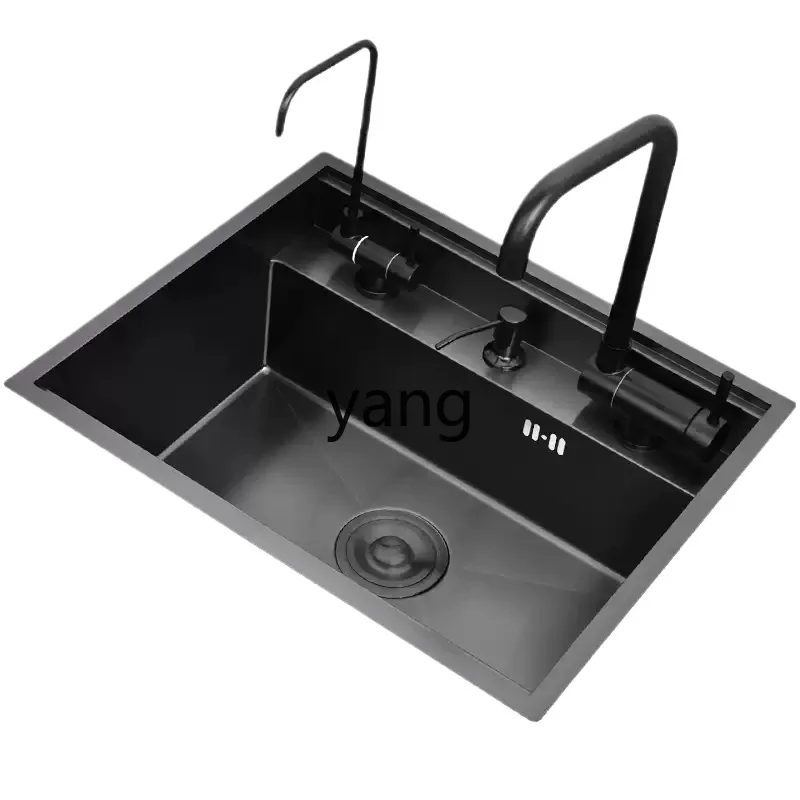 Lavabo bajo encimera Nakajima LH Bar acero inoxidable negro - imagen 2