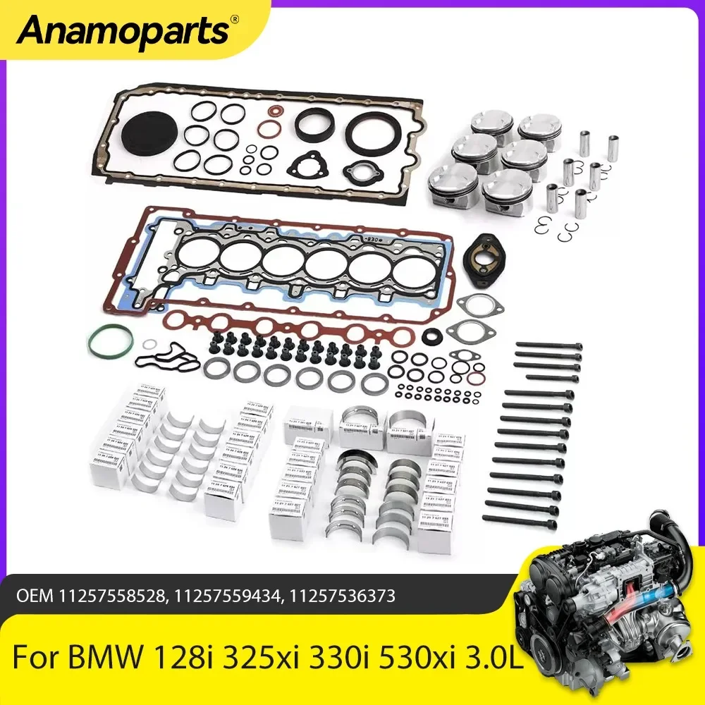 Kit reparación motor BMW N52B30 3.0 L6 para 128i 330i