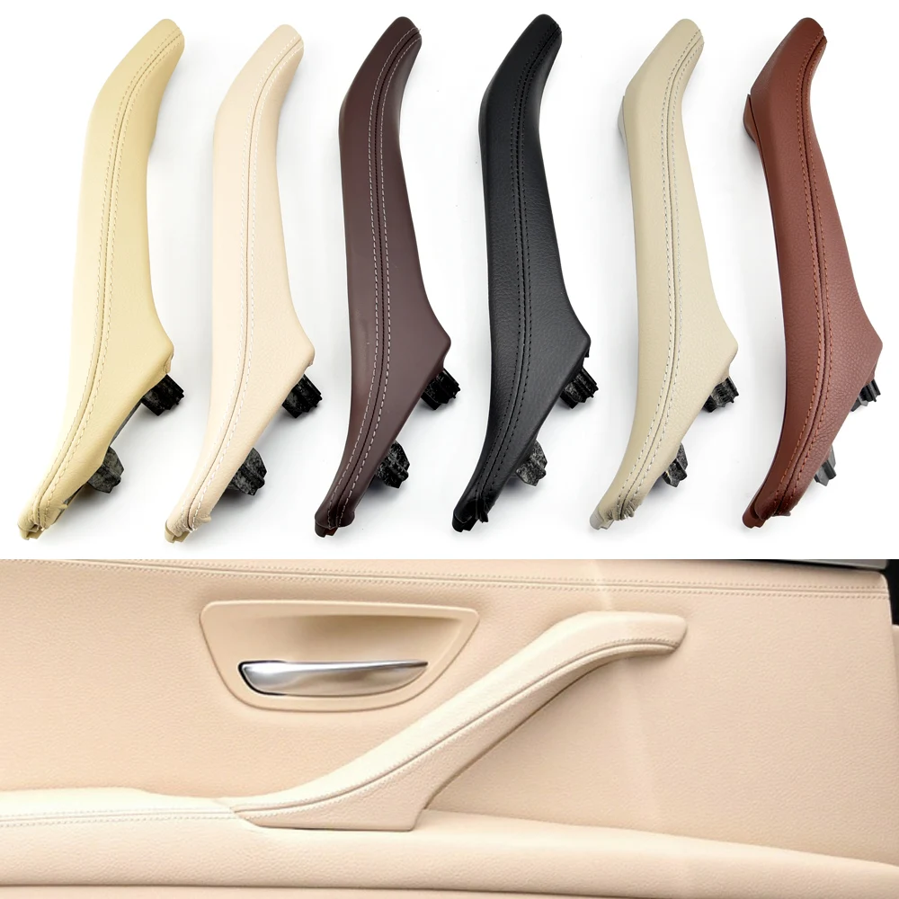 Tirador puerta interior piel BMW 5 Serie F10 F11 F18 520i 535i - imagen 5