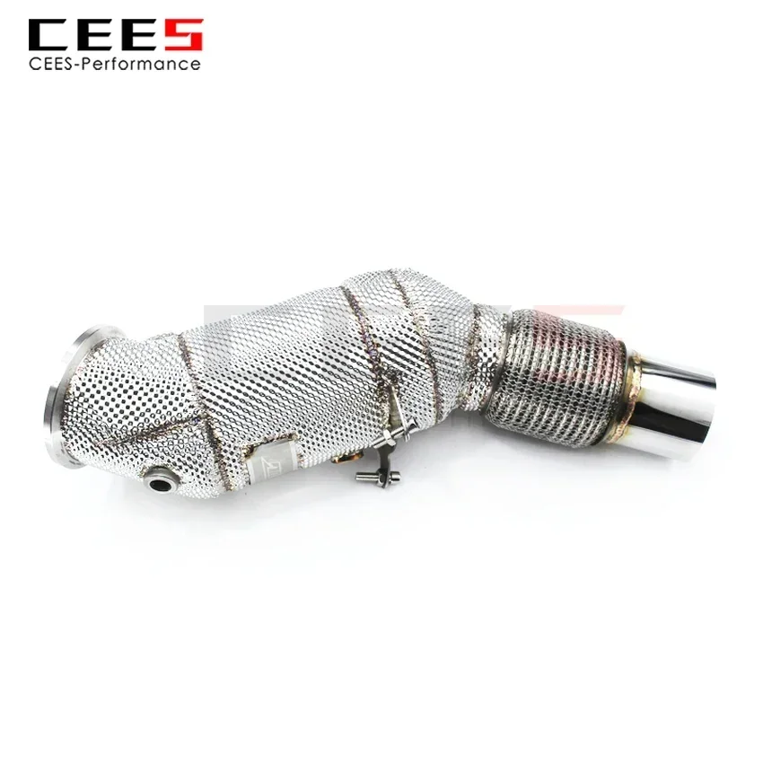CEES Bajante de escape para BMW 320 B48 2.0T con protector térmico - imagen 4
