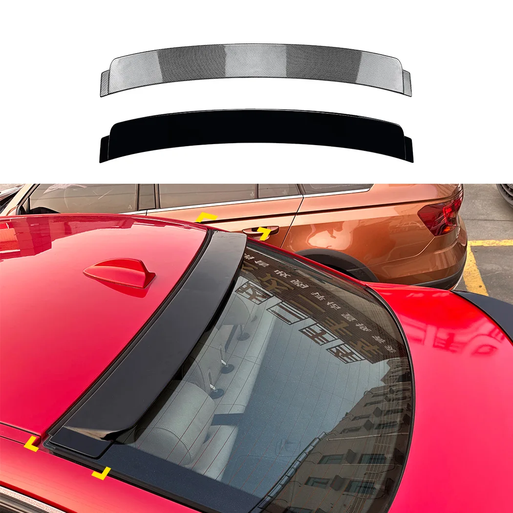 Alerón trasero negro carbono para BMW E90 montado en vehículo
