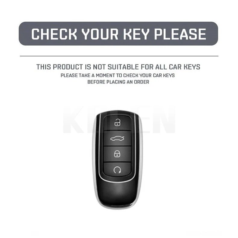 Funda protectora de fibra de carbono para llave de coche