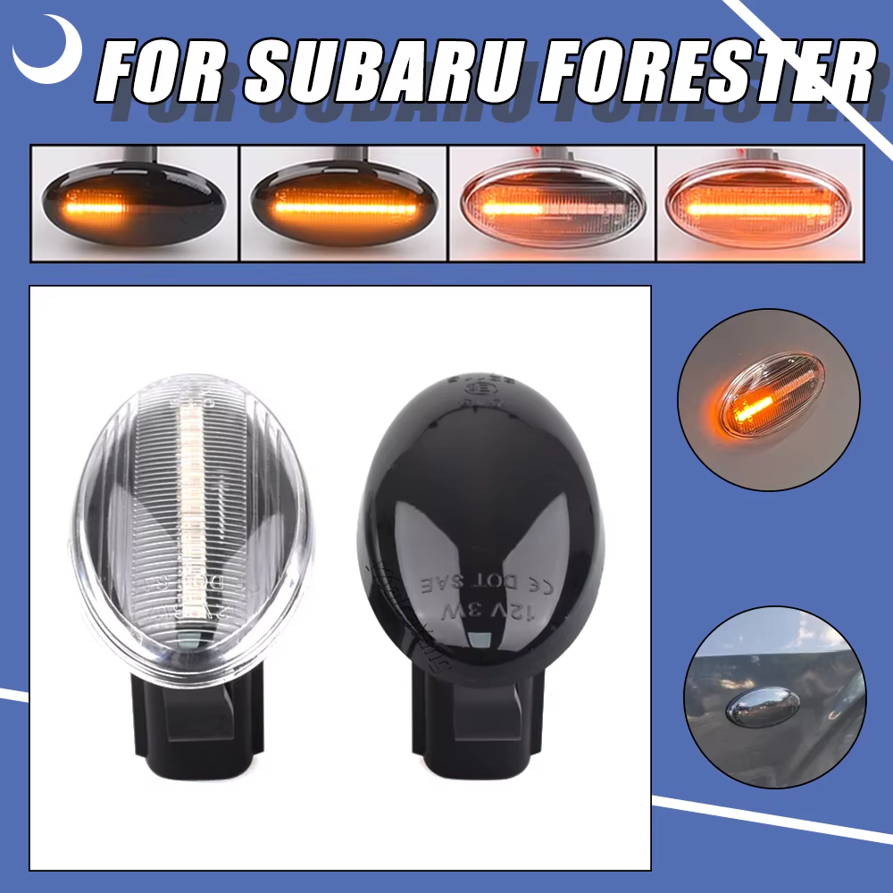 Intermitentes LED dinámicos laterales para Subaru Impreza y Forester - imagen 4