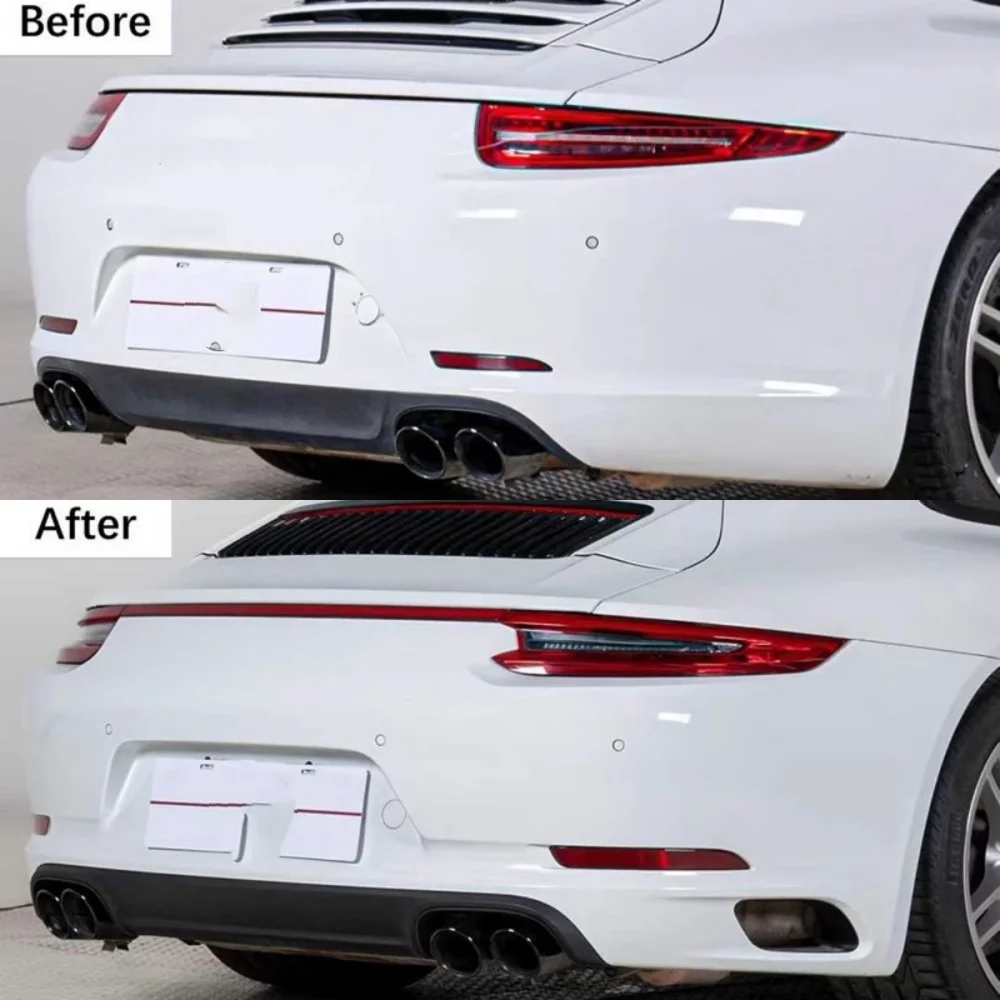 Luz pasante de labio para parachoques trasero Porsche 991.1 sin pintar - imagen 5