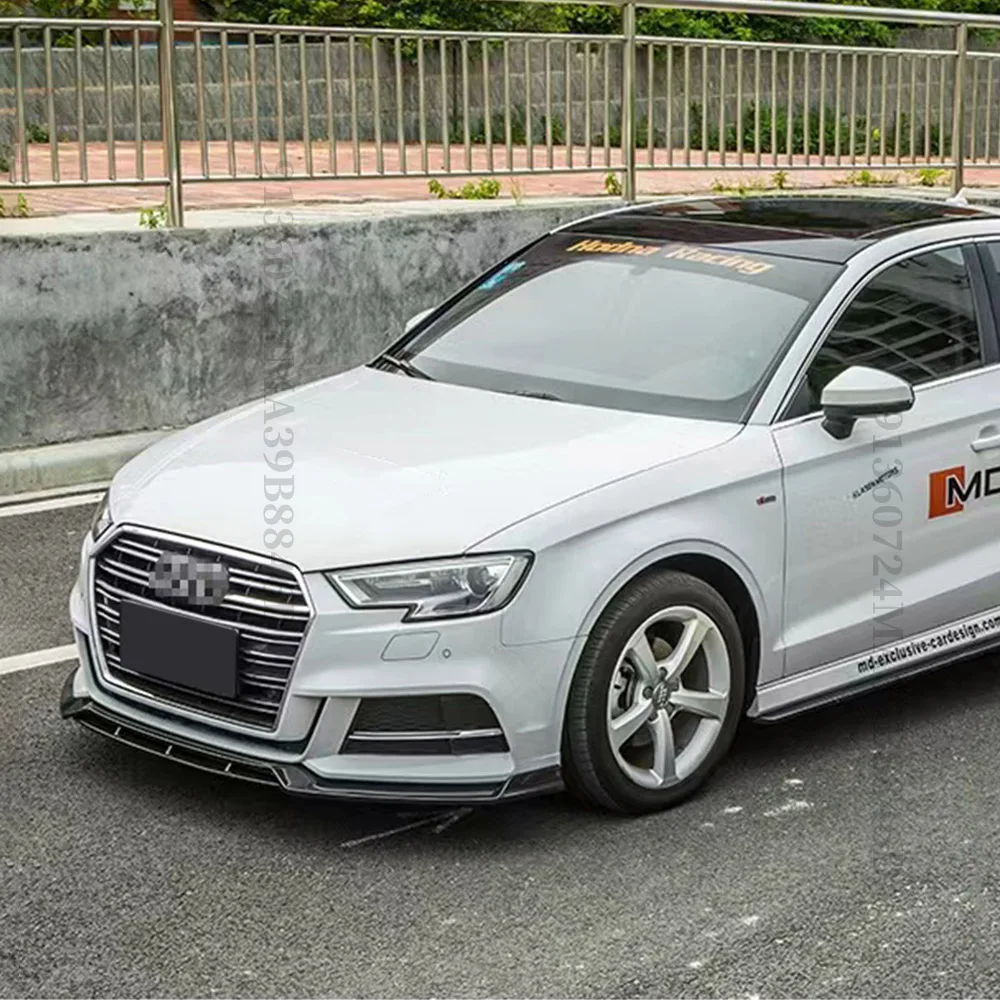 Protector de labio de paragolpes Audi A3/S3 2016-2019 S line - imagen 4