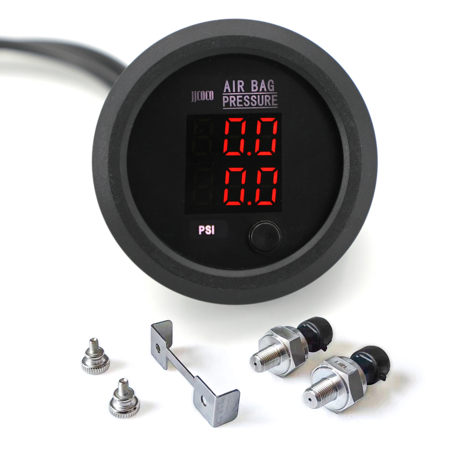 Manómetro 52 mm para suspensión neumática Serie S 0-232 PSI