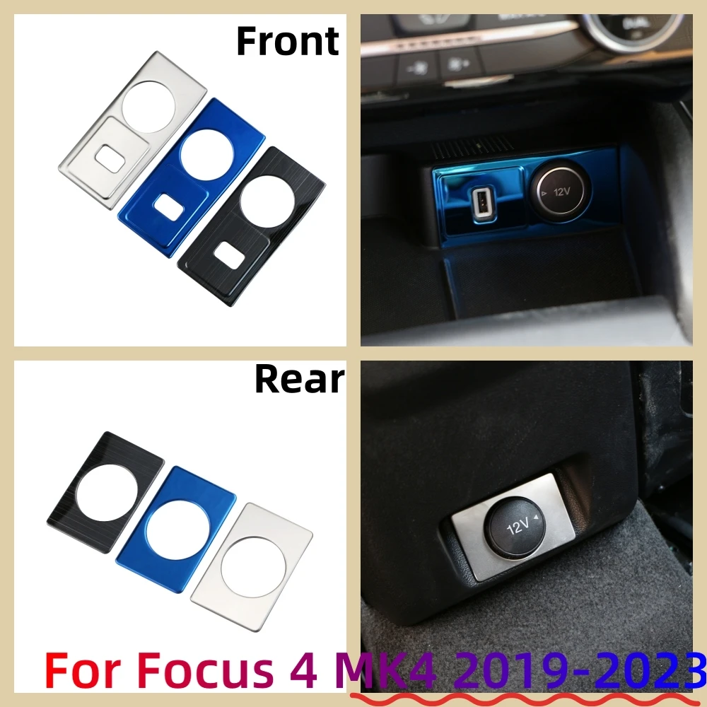Tapa encendedor acero inoxidable Ford Focus MK4 2019-2023