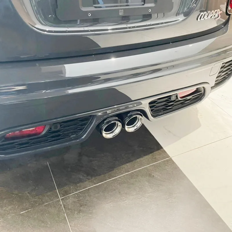 Tubo de escape de carbono negro para BMW Mini Cooper JCW alto brillo - imagen 2