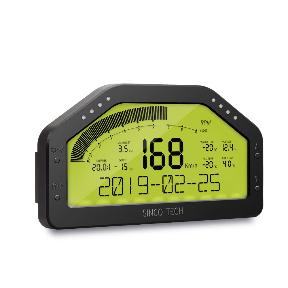 DO908 Pantalla LCD Rally 9-en-1 impermeable para cuadro de carreras - imagen 3