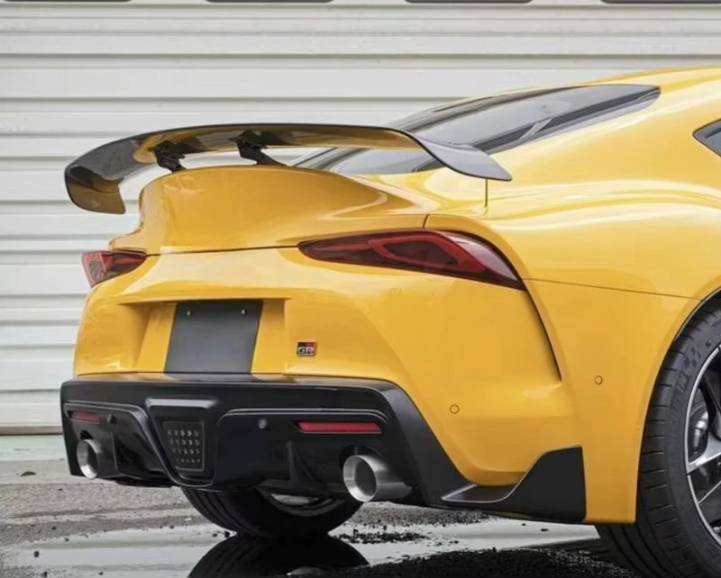 Alerón trasero doble de fibra de carbono para Toyota Supra A90/A91 - imagen 3