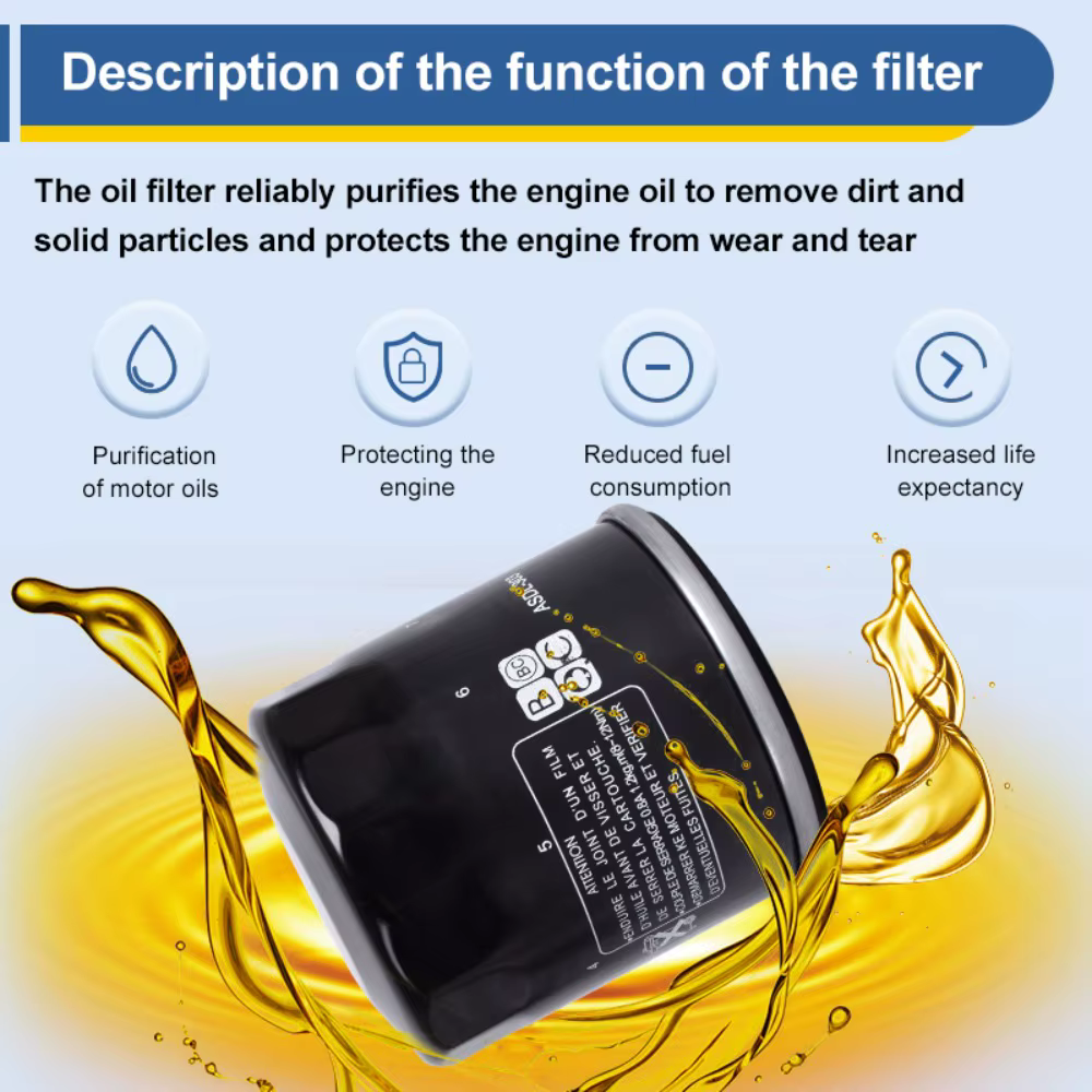 11029-0008 Filtro de aceite Kawasaki ER-6f, ER-6n y KLE650 - imagen 4