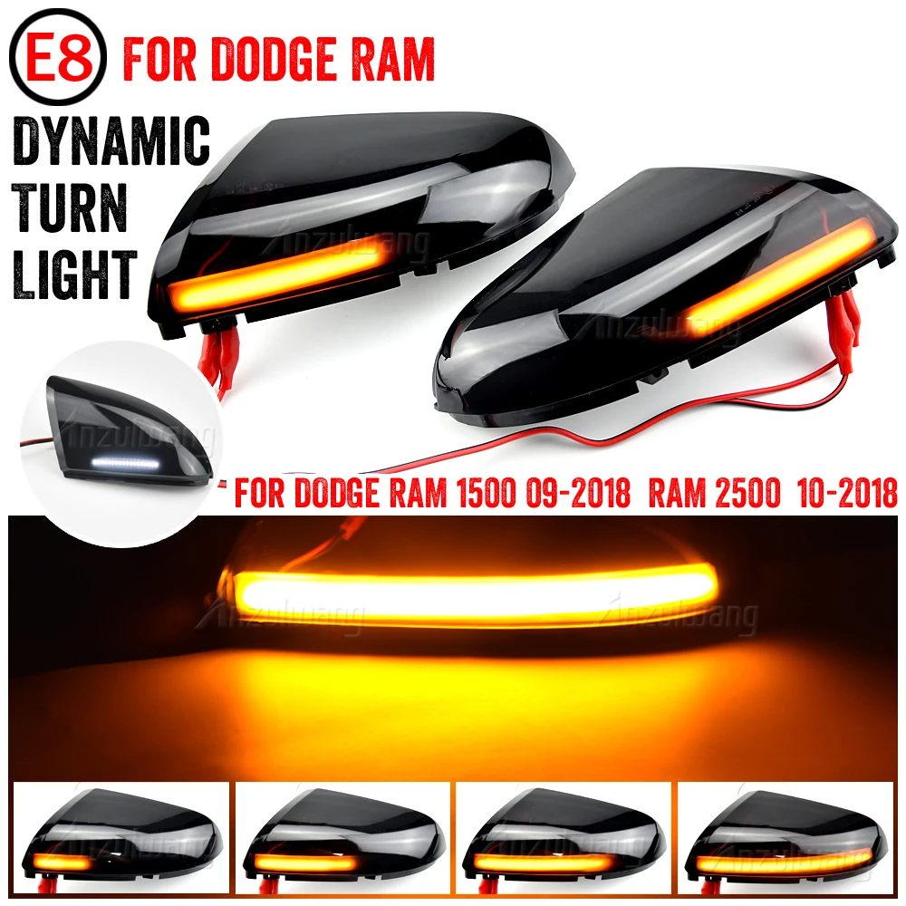 Intermitentes dinámicos de retrovisor Dodge Ram 1500 2009-2018 - imagen 4