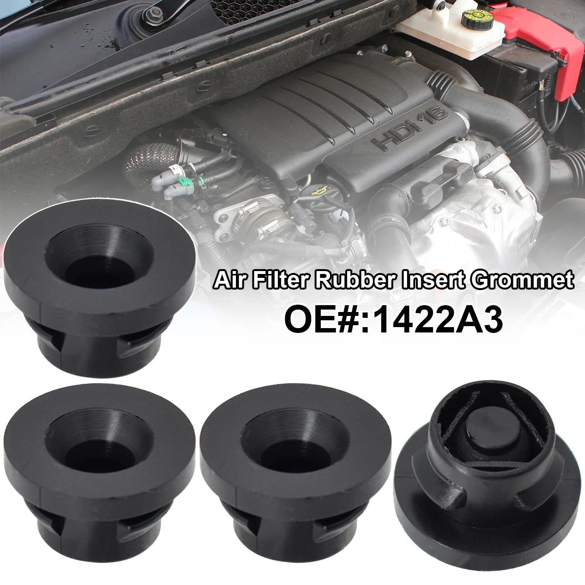 1422A3 Silentblock caja filtro aire Citroën Peugeot 1.6 HDI
