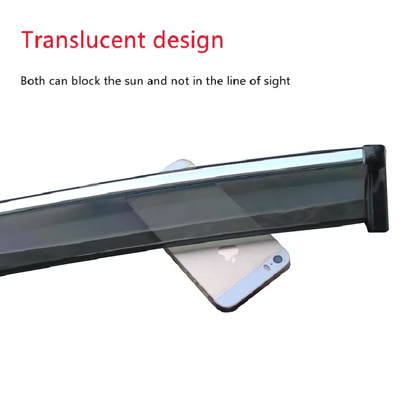 Deflector lateral SUNZ para Hyundai Tucson 2008-2019 – Visera lluvia ahumada - imagen 4