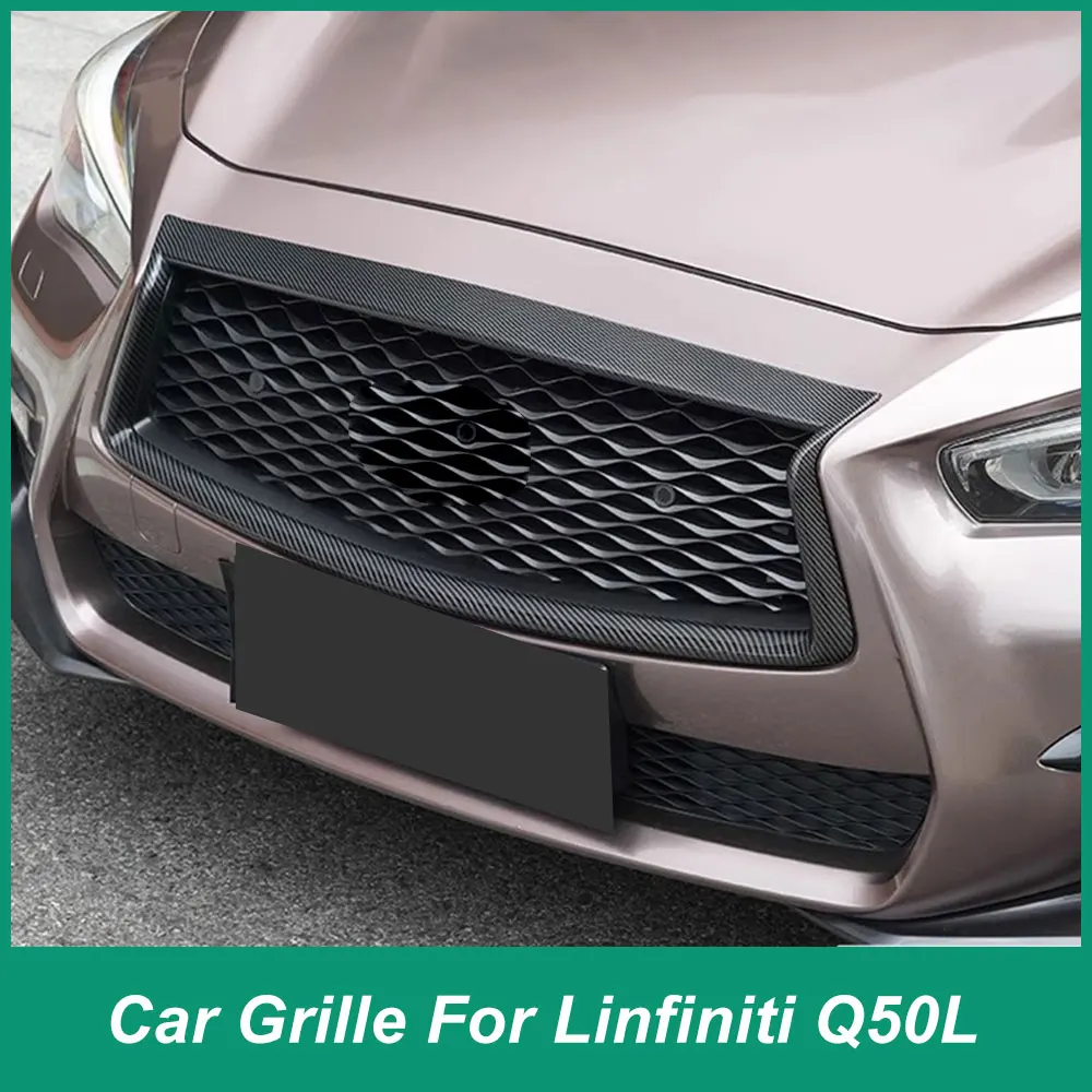Rejilla frontal parrilla Infiniti Q50 Q50S 2014-2021 negro brillante