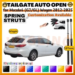 Cantidad (2) puntales de maletero con resorte para Mazda6 (GJ/GL) Wagon 2012-2025 507MM soportes de elevación de maletero de portón trasero amortiguadores