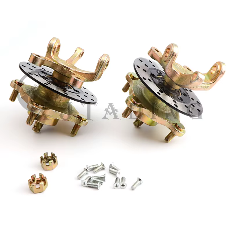 Manguetas de dirección para buggy, kart y quad, 4x110, disco 130 mm