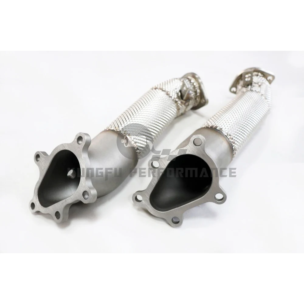 KUNGFU PERFORMANCE Bajantes turbo inox 3,5 pulgadas Nissan GT-R R35 - imagen 3