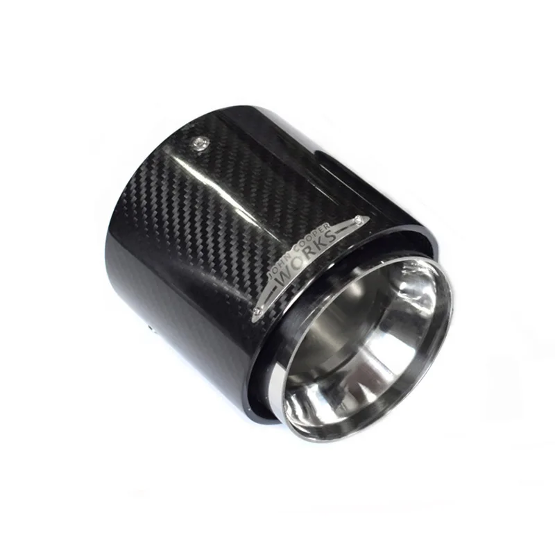 Tubo de escape de carbono negro para BMW Mini Cooper JCW alto brillo - imagen 5
