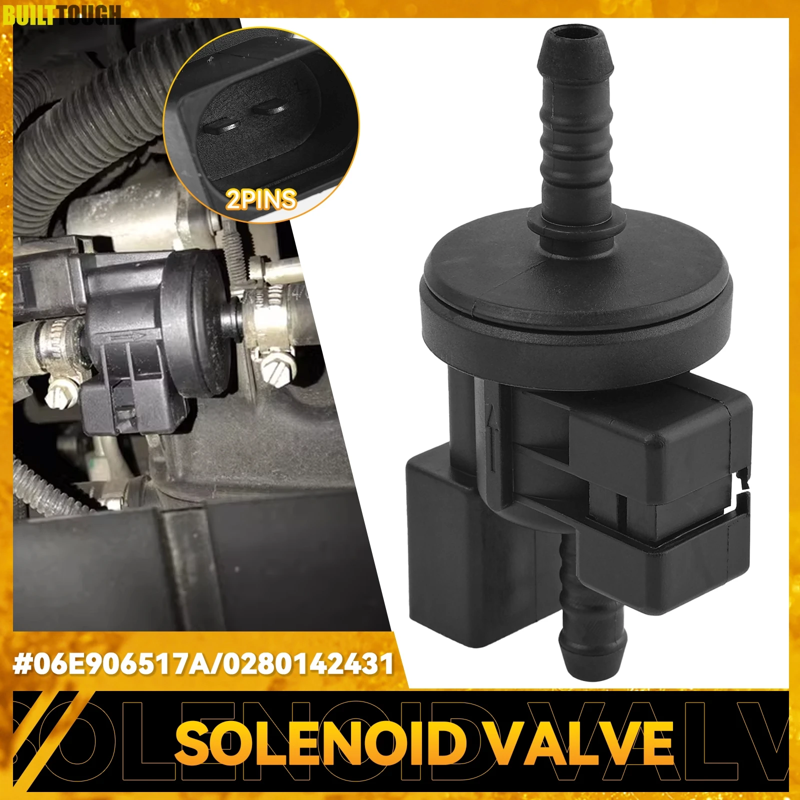Válvula de purga EVAP 06E906517 – VW Passat/Audi A4