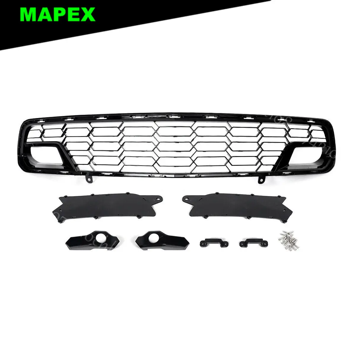 Parrilla paragolpes negro brillante con cámara – Corvette C7 Z06/Z51 - imagen 3