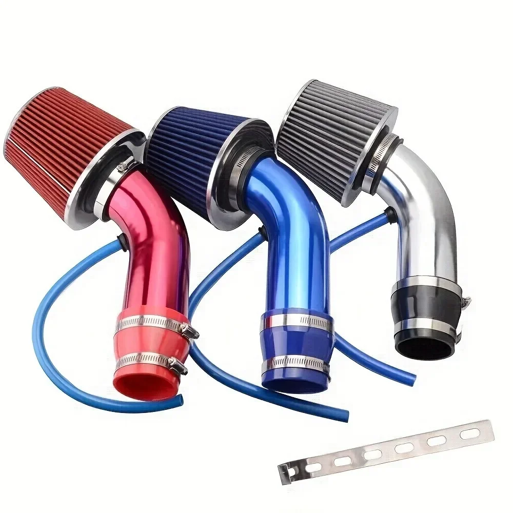 Filtro de aire frío alto flujo seta invierno kit tubería aluminio - imagen 3