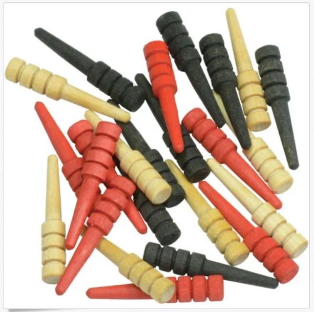 Kit de clavijas de Cribbage madera | Set 100 unidades 4 colores