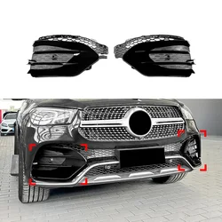 Protector parrilla ABS brillante Mercedes GLE W167 AMG Line 2019-2023