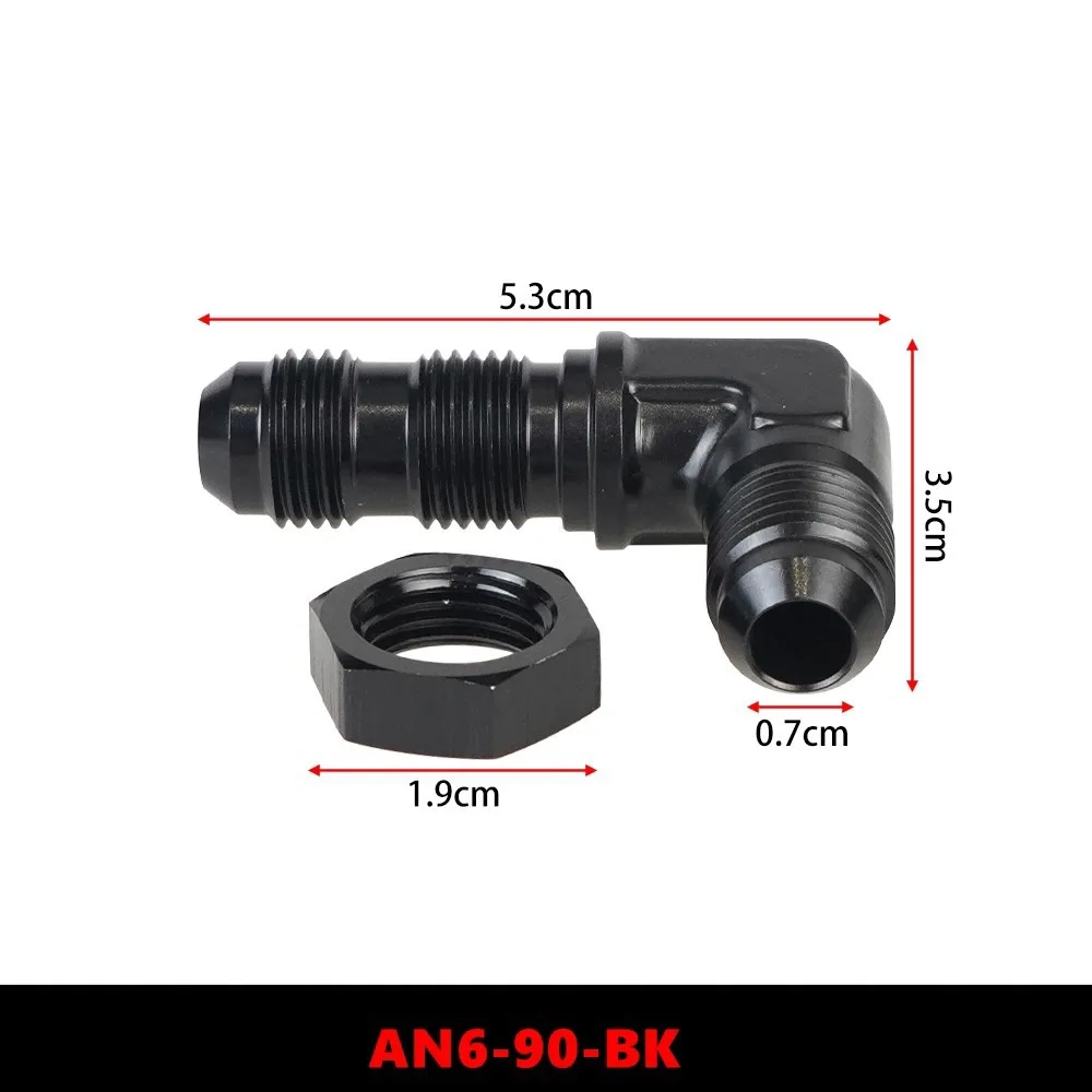 Racores Anderson AN6-AN8-AN10 90° para mamparo - imagen 2