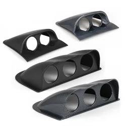 Soporte doble para manómetros 52 mm estilo carbono universal