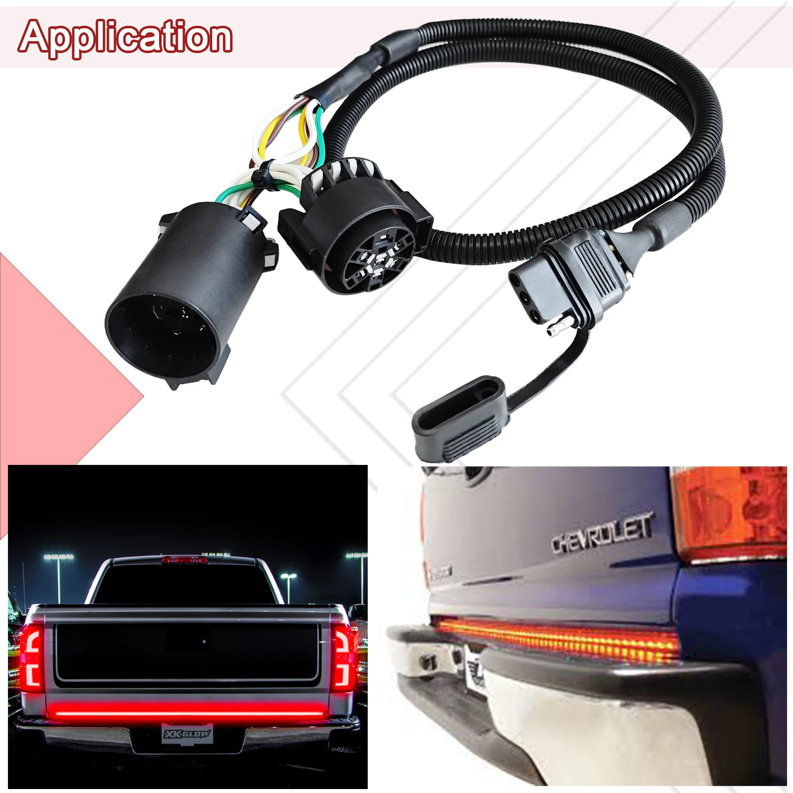 Adaptador enchufe remolque de 7 a 4 pines para barra de luz - imagen 4