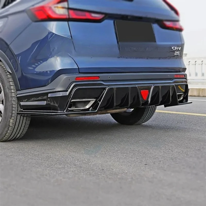 Difusor parachoques trasero LED Honda CRV 2023 – fibra carbono - imagen 3