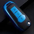 blue key case