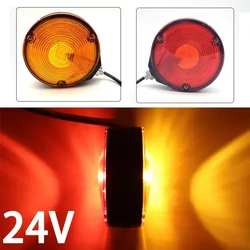 Marcador lateral LED 24V roja/ámbar para camiones y remolques