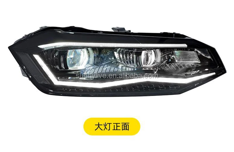 Faros LED Volkswagen Polo Mk5 Vento Cross Polo vista frontal