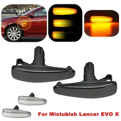 Luces LED dinámicas ámbar para guardabarros Mitsubishi Lancer EVO X