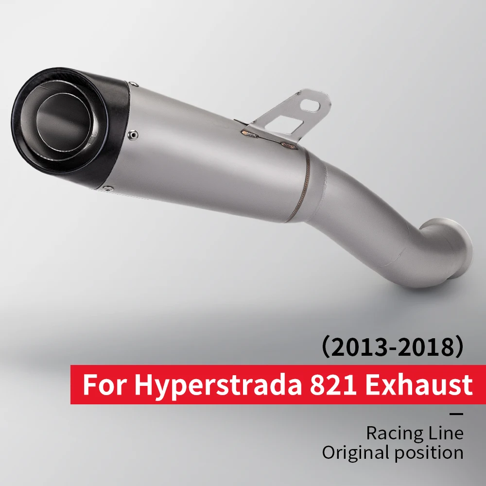 Escape tubo de enlace Ducati Hypermotard 821 (2013-2018)