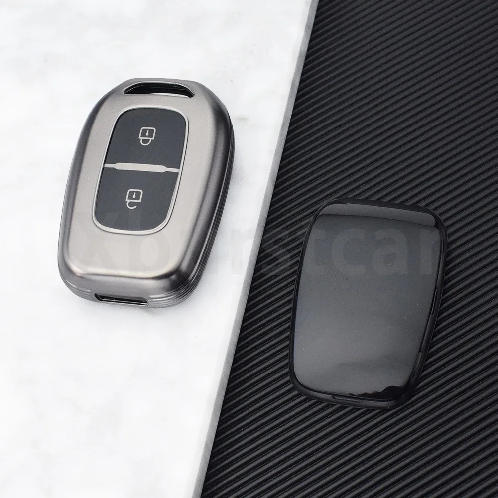 Renault Kwid funda llave TPU gris - compatible Sandero/Logan/Duster - imagen 4
