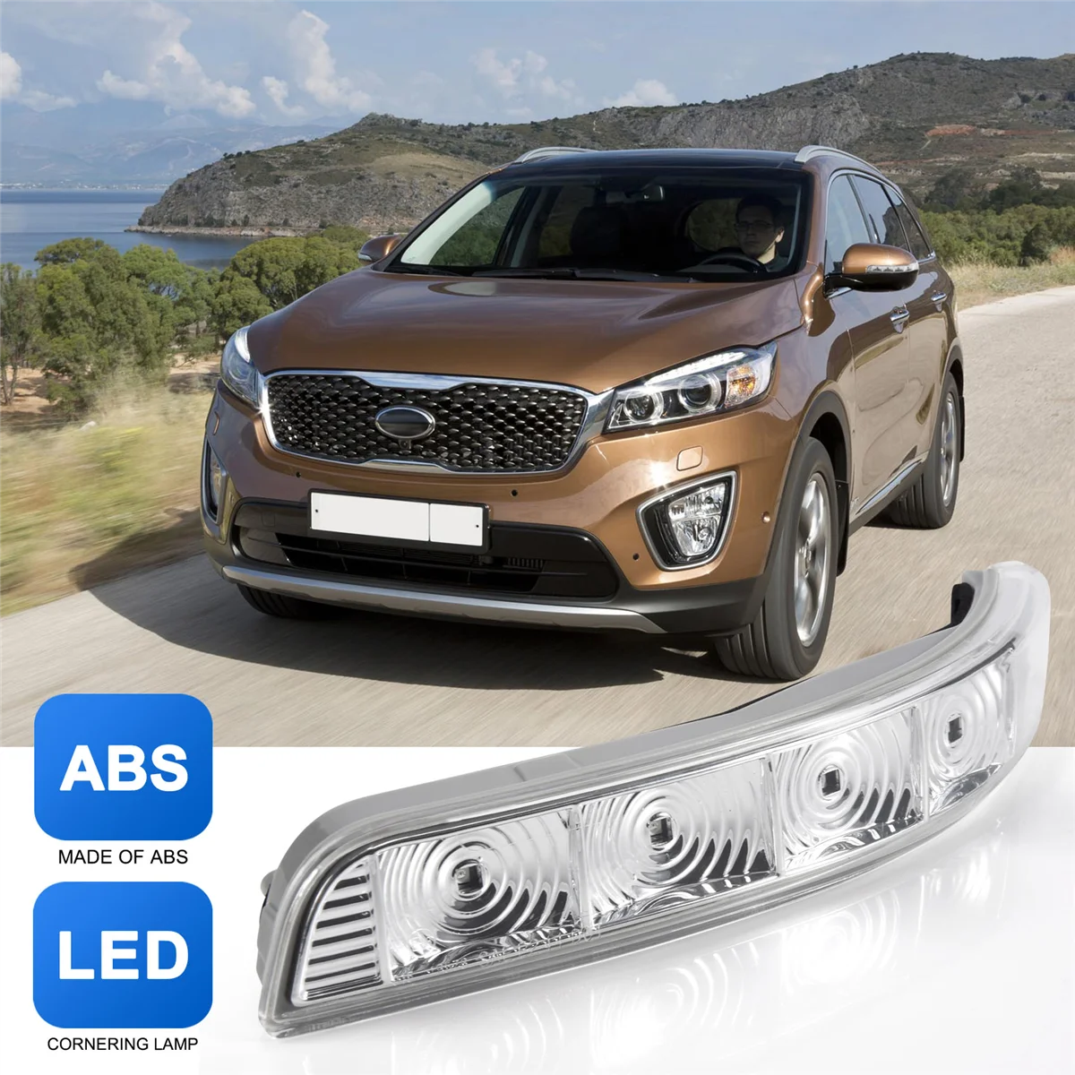 876132P000 Intermitente LED espejo lateral KIA Sorento 2009-2014 conductor - imagen 5