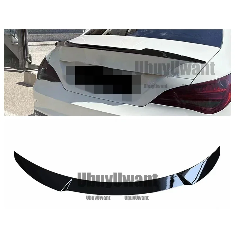 Alerón trasero carbono look - Mercedes CLA W117 2013-2019 negro - imagen 2