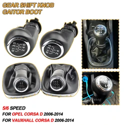 Pomo y fuelle para palanca de cambios Opel Corsa D 5/6 velocidades