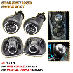 Pomo y fuelle para palanca de cambios Opel Corsa D 5/6 velocidades