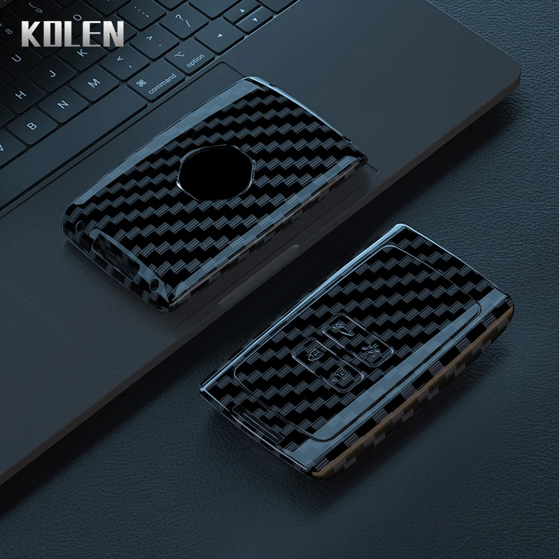 Funda llave fibra carbono ABS compatible Renault Captur Kadjar Clio - imagen 4