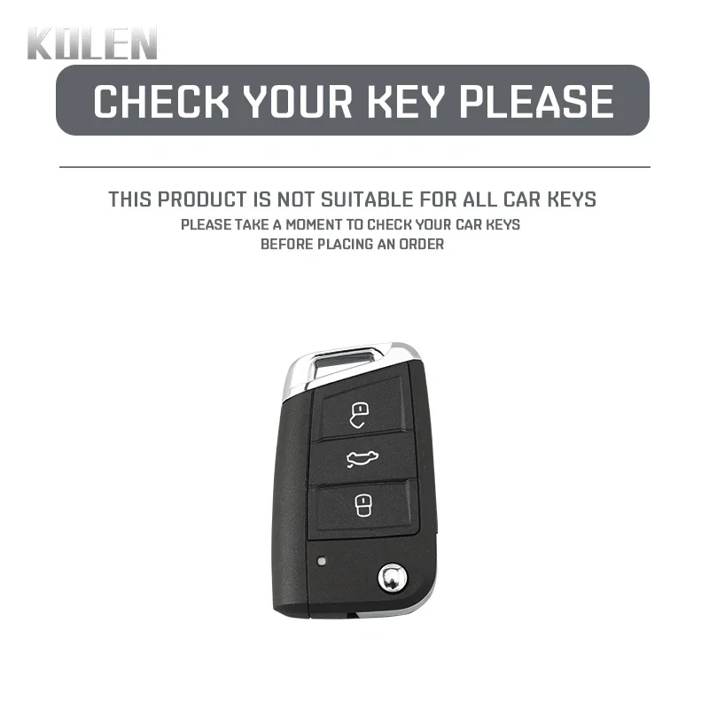 Funda de cuero para llave VW Golf 7, Tiguan y SEAT León/Ateca - imagen 3